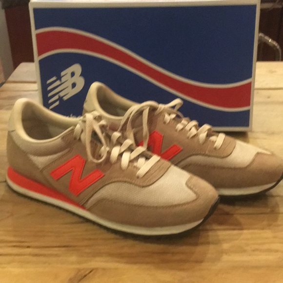 New Balance Shoes - New Balance-Worn 1x-Coral, Tan, Nude-7M